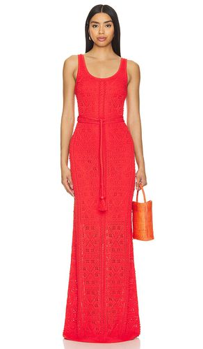 Giulia Knit Maxi Dress in Red. - size L (also in M, S) - Karina Grimaldi - Modalova