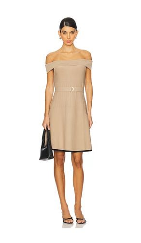 Amaya Mini Knit Dress in Beige. - size L (also in M, S, XS) - Karina Grimaldi - Modalova