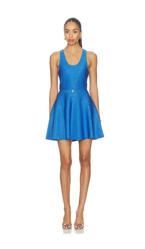 Cleo Knit Metallic Mini Dress in Blue. - size M (also in S) - Karina Grimaldi - Modalova