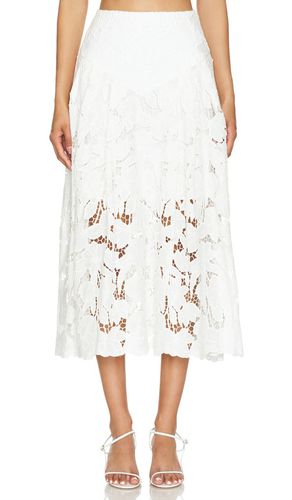 Artemisa Midi Lace Skirt in . - size L (also in M, S) - Karina Grimaldi - Modalova