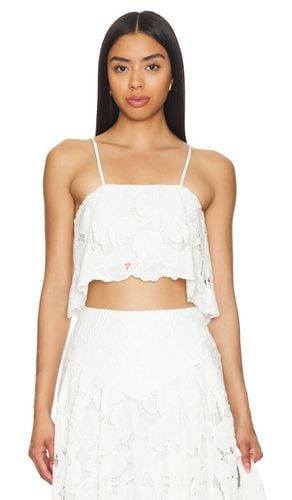 Caridad Lace Top in White. - size L (also in M) - Karina Grimaldi - Modalova