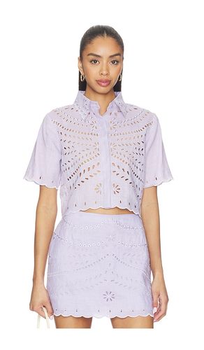 Elin Embroidered Top in . Size M. Also in S, XS - Karina Grimaldi - Modalova
