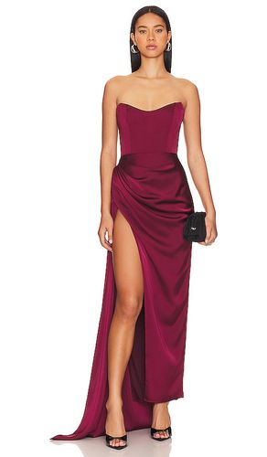 Vestido largo bita en color burgundy talla S en - Burgundy. Talla S (también en XS, XXS) - Katie May - Modalova