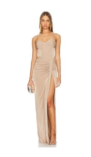 Chaka Gown in Brown. - size L (also in M, S, XL, XS) - Katie May - Modalova