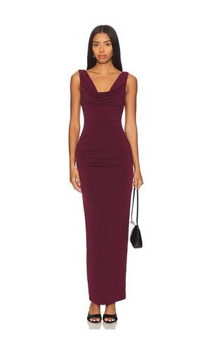 Vestido largo rita en color burgundy talla L en - Burgundy. Talla L (también en M, S, XL, XS, XXS) - Katie May - Modalova