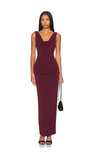 Vestido largo rita en color burgundy talla L en - Burgundy. Talla L (también en M, S, XS) - Katie May - Modalova