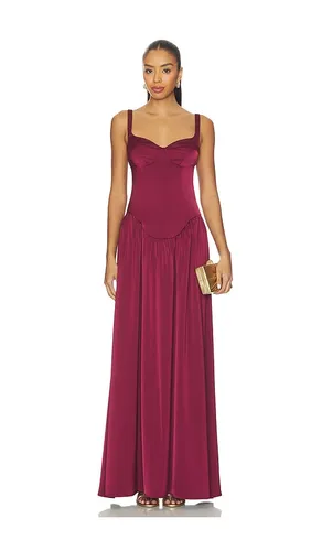 Stimulus Gown in Burgundy. - size L (also in M, S, XS) - Katie May - Modalova