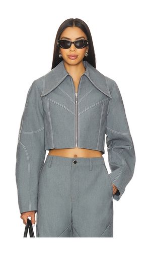 Specialty Denim Paneled Jacket in . Taglia 0. Also in 2, 4 - Kate Barton - Modalova