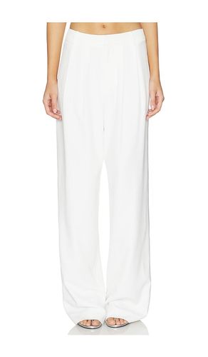 Wool Cotton Pleat Trouser in . Taglia 2. Also in 4, 6, 10 - Kate Barton - Modalova
