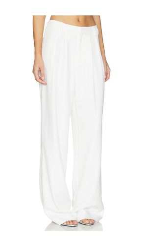 Wool Cotton Pleat Trouser in . Size 2. Also in 6, 10 - Kate Barton - Modalova