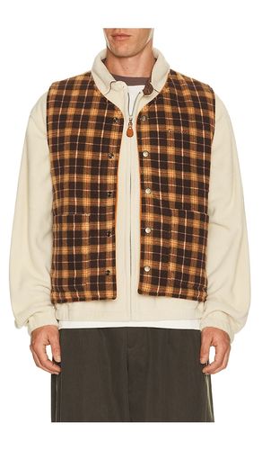 Reversible Nylon Check Vest in - KAPPY DESIGN - Modalova