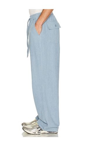 Fatigue Stripe Denim Pants in - KAPPY DESIGN - Modalova