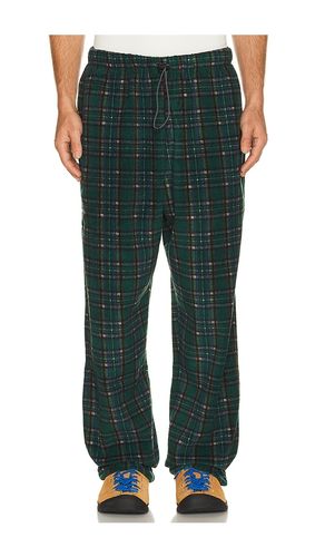Fleece Check String Pants in - KAPPY DESIGN - Modalova