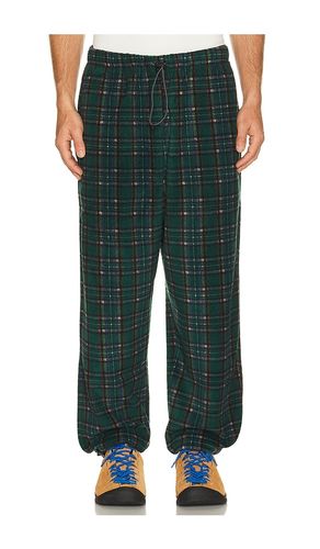 Fleece Check String Pants in - KAPPY DESIGN - Modalova