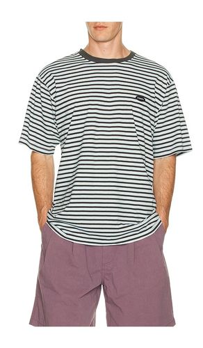 Indigo Stripe Half Tee in - KAPPY DESIGN - Modalova