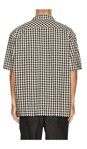 Gingham Check Linen Shirt in - KAPPY DESIGN - Modalova