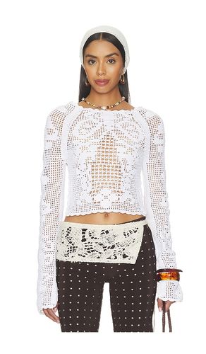 Talia Crochet Blouse in . Size L. Also in M, S - KETTEL ATELIER - Modalova
