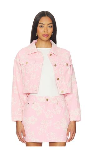 Pixie Cropped Denim Jacket in . Size L. Also in M, S, XL, XS - Kulani Kinis - Modalova