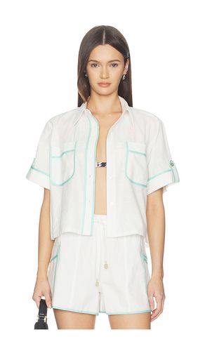 Cropped Button Up Shirt in . Size L. Also in M, S, XL - Kulani Kinis - Modalova