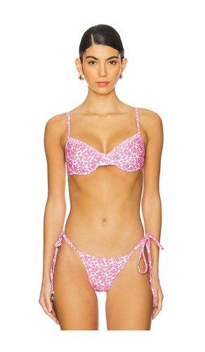 Underwire Bralette Bikini Top in Pink. - size L (also in S, XL, XS) - Kulani Kinis - Modalova