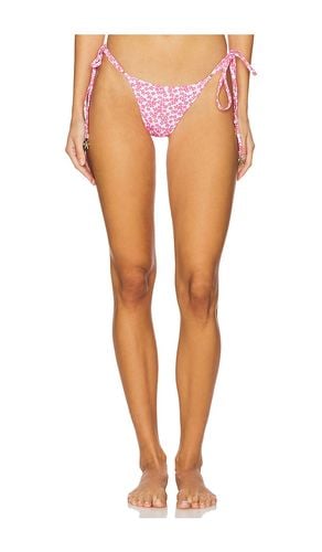 Thong Side Tie Bikini Bottom in Pink. - size L (also in M, S, XL, XS) - Kulani Kinis - Modalova