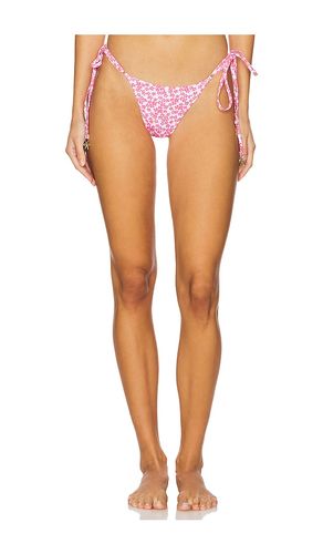 Thong Side Tie Bikini Bottom in Pink. - size L (also in XL) - Kulani Kinis - Modalova