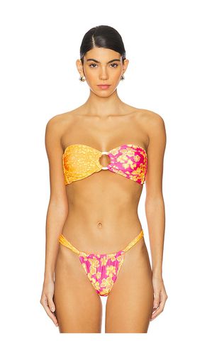 Strapless Bandeau Bikini Top in Pink,Orange. - size L (also in M, S, XL, XS) - Kulani Kinis - Modalova