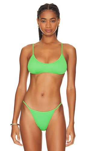 Minimal Tie Back Bikini Top in Green. - size L (also in XS) - Kulani Kinis - Modalova