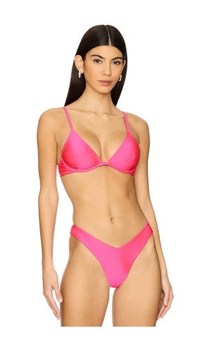 Underwire Triangle Bikini Top in Pink. - size L (also in M, S, XS) - Kulani Kinis - Modalova