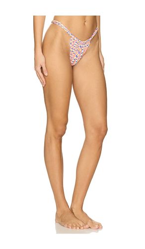 Ruched Thong Bikini Bottom in Orange. - size L (also in XL) - Kulani Kinis - Modalova