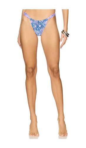 Ruched Thong Bikini Bottom in Navy. - size L (also in XL, XS) - Kulani Kinis - Modalova