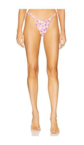 Ruched Thong Bikini Bottom in Pink,Orange. - size L (also in XL) - Kulani Kinis - Modalova