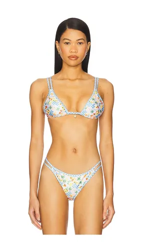 Twin Strap Bralette Bikini Top in Baby Blue. - size L (also in S) - Kulani Kinis - Modalova