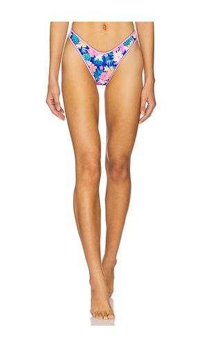 High Leg Thong Bikini Bottom in Blue. - size L (also in XL) - Kulani Kinis - Modalova