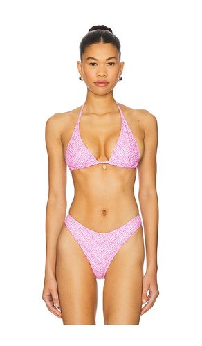 Classic Tie Halter Bikini Top in Pink. - size XL (also in XS) - Kulani Kinis - Modalova