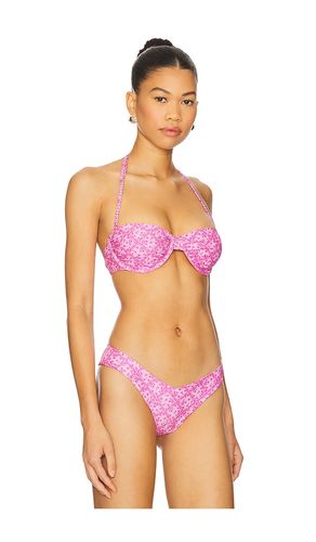 Retro Balconette Bra Bikini Top in Pink. - size S (also in XS) - Kulani Kinis - Modalova