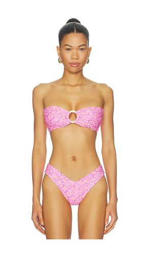 Strapless Bandeau Bikini Top in Pink. - size L (also in M, S, XS) - Kulani Kinis - Modalova