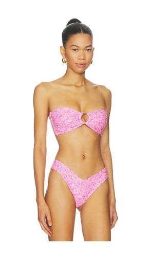 Strapless Bandeau Bikini Top in Pink. - size L (also in M, S, XS) - Kulani Kinis - Modalova