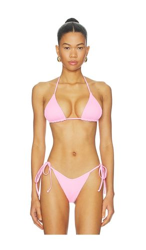 Slide Triangle Bikini Top in Pink. - size L (also in M) - Kulani Kinis - Modalova