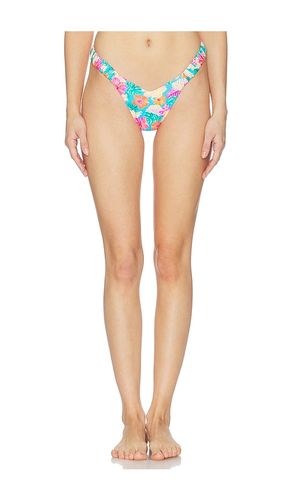 Retro Y Thong Bikini Bottom in Teal. - size S (also in XS, M, L, XL) - Kulani Kinis - Modalova