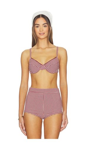 Decorative Ditzy Underwire Bikini Top in Red. - size M (also in S, XS) - Kulani Kinis - Modalova