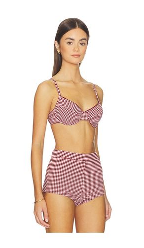 Decorative Ditzy Underwire Bikini Top in Red. - size M (also in S, XS) - Kulani Kinis - Modalova