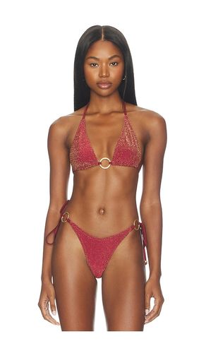 X REVOLVE Ring Halter Bikini Top in Wine. - size M (also in S, XS) - Kulani Kinis - Modalova