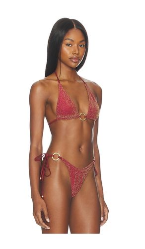 X REVOLVE Ring Halter Bikini Top in Wine. - size M (also in S, XS) - Kulani Kinis - Modalova