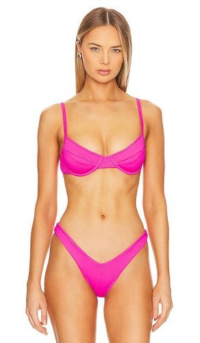 Ditzy Underwire Bikini Top in Fuchsia. - size L (also in M, S, XL, XS) - Kulani Kinis - Modalova