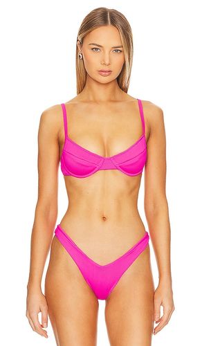 Ditzy Underwire Bikini Top in Fuchsia. - size L (also in XL) - Kulani Kinis - Modalova