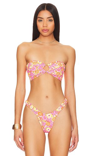 Strapless Bandeau Bikini Top in Pink. - size L (also in XL, XS) - Kulani Kinis - Modalova