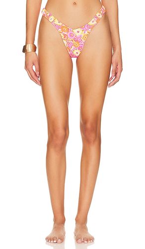 Retro Y Thong Bikini Bottom in Pink. - size L (also in M, XL, XS) - Kulani Kinis - Modalova