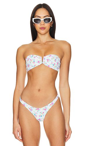 V Bandeau Bikini Top in White. - size L (also in M, S, XS) - Kulani Kinis - Modalova