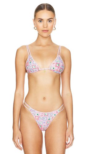 Twin Strap Bralette Bikini Top in Pink. - size L (also in XL) - Kulani Kinis - Modalova